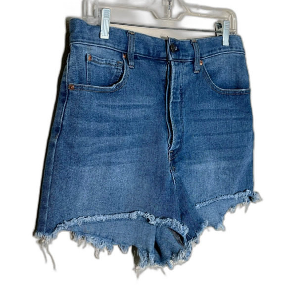 Vintage Y2K1990s GB Juniors Daisy Duke Cut Off Jean Denim Shorts 13 - Picture 3 of 6